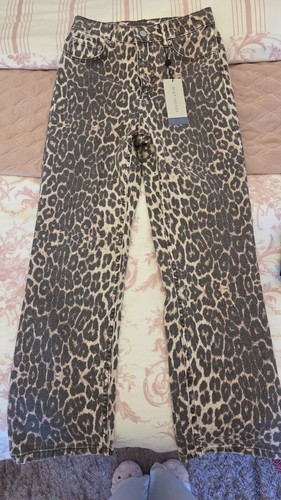 Mint velvet leopard print slim - mint,