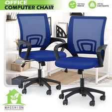 2 PCS Fabric Blue Ergonomic