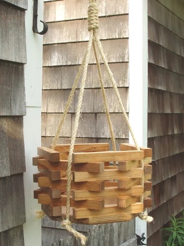 Stained hexagon octagon wood - stained,