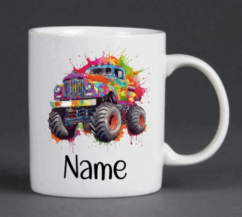 Monster truck paint splash - monster,