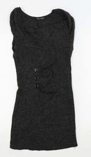 Select Womens Black Polyester Blend Pencil Dress Size 10