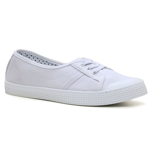 Ladies canvas trainers - canvas,