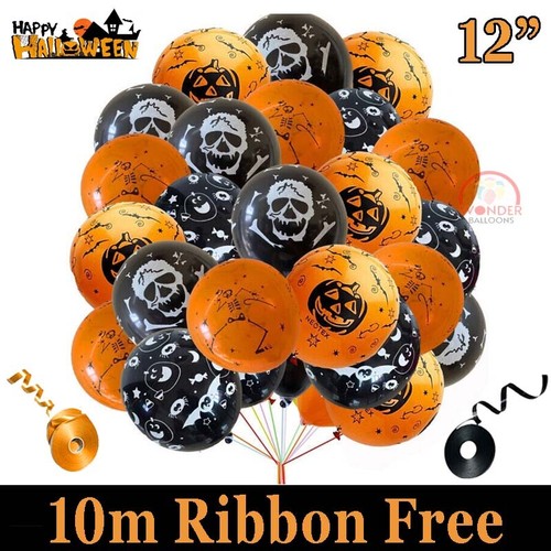 100pcs halloween balloons - 100pcs,