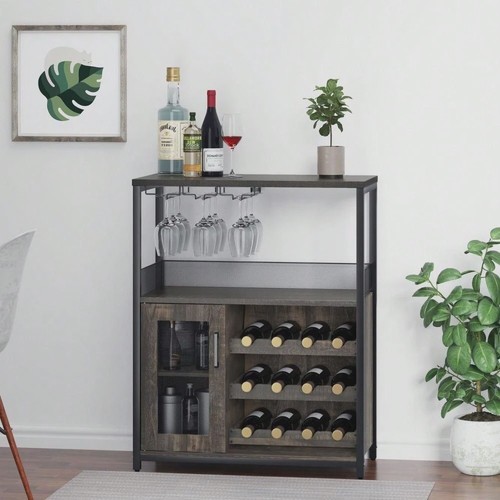 Wine bar cabinet with - wine,