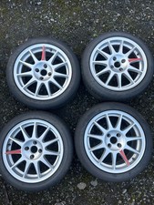 16” 4x100 Renault Clio Speedline Turini Silver Alloys With Maxxis Tyres
