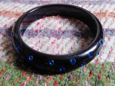 Vintage-Style Black Plastic