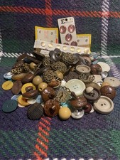 Vintage Buttons Mixed Job Lot