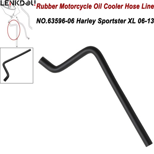 Motorcycle oil cooler tube - oil,