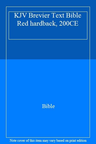 Kjv brevier text bible red - text,