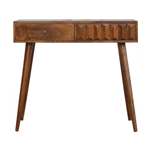 Chestnut pryramid console - chestnut,
