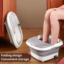 Foot Spa Bath Massager with Heat & Bubbles Massage Pedicure Tub Foot Soaker Gift