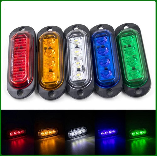 10pcs 12v 24v - 12v-24v, led