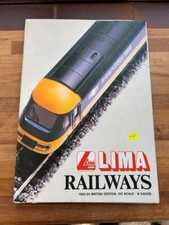 LIMA RAILWAYS OO AND N  GAUGE CATALOGUE 1983 - 1984 WITH PRICE LIST AND LEAFLET