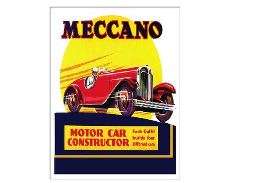 Meccano motor car constructor - motor,