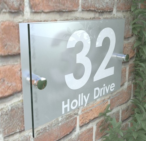 Modern house signs - modern,