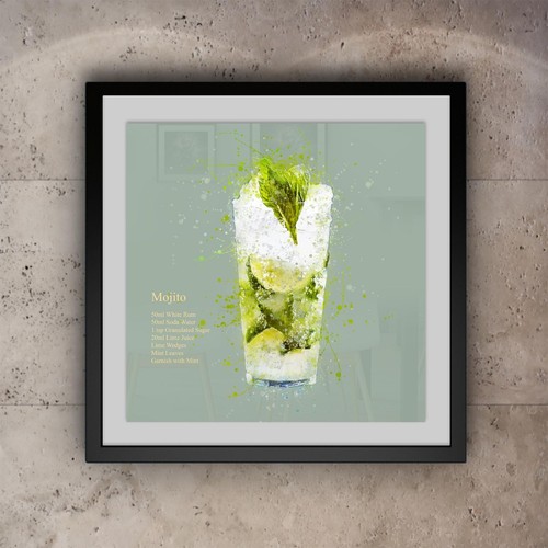 Mojito cocktail drink - cocktail,