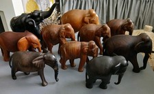 Wooden Hand Carved Elephant