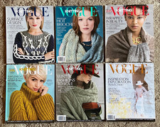 Lot of 6 VOGUE KNITTING