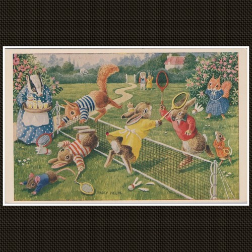 Racey helps animal - animal, tennis