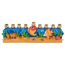 Zion Judaica Fish Tank Menorah