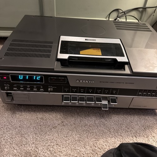 Vintage betamax video recorder - vintage,