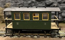 009 HOe Jouef / Egger Bahn - Green 2nd/3rd Passenger Coach - Beige Windows