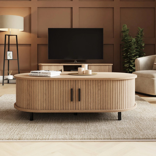 Omari coffee table oak - coffee,