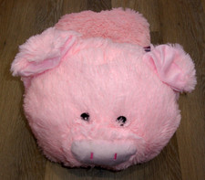 Brand New With Tags Happy Feet Pink Piggy Foot Warmer Cute Fluffy Pig Slipper