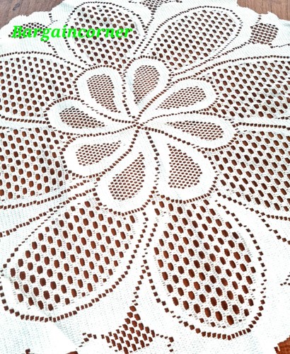 Roud polyester lace table - lace,