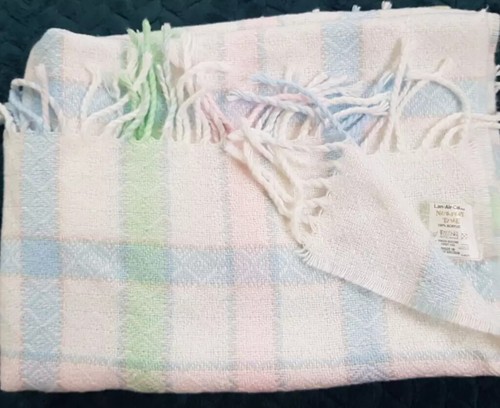 Vintage pram rug blanket lan - pram,