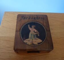 Antique treen Italian olive