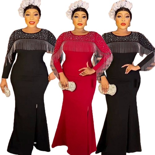 African kaftan lace evening - african,