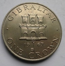 Gibraltar Crown 1967 Queen