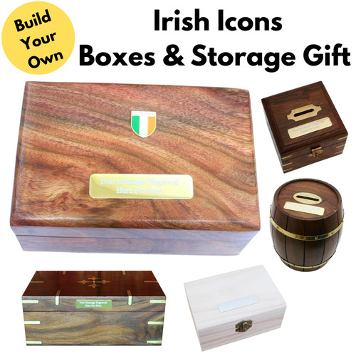 Irish icons wooden - boxes,, post