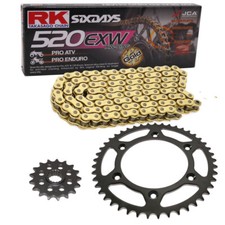 Chainset Husaberg FS 650 E/C 03-08 chain RK GB 520 EXW 118 open gold 15