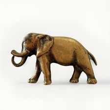 Vintage Brass Elephant Figure
