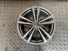 13-17 AUDI A3 8V S LINE 18 INCH 10 SPOKE 5 STUD ALLOY WHEEL 7.5JX18H2 *SCRATCHED