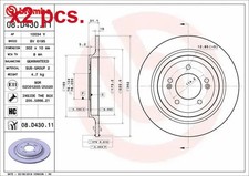 X2 PCS REAR BRAKE DISC ROTOS