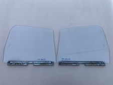 MGB ROADSTER ORIGINAL DOOR GLASS & RUNNER, LH & RH SIDE, SIRCURSIV CLEAR WINDOW