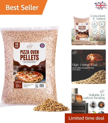 High heat 15kg wood pellets - 15kg,
