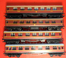 4 x Hornby LMS maroon coaches