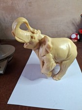 7.5 Inch Tall Resin Elephant Figurine No Makers Name