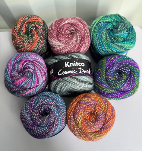 Knitco cosmic dust - dust, glittery