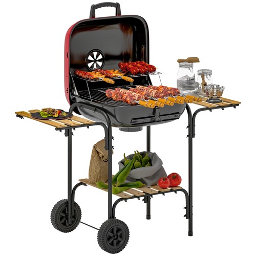 Outsunny charcoal barbecue - charcoal,