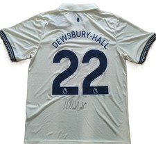 Hand Signed Kiernan Dewsbury-Hall  Name & Number 22 Everton 25/26 Away Shirt (1)