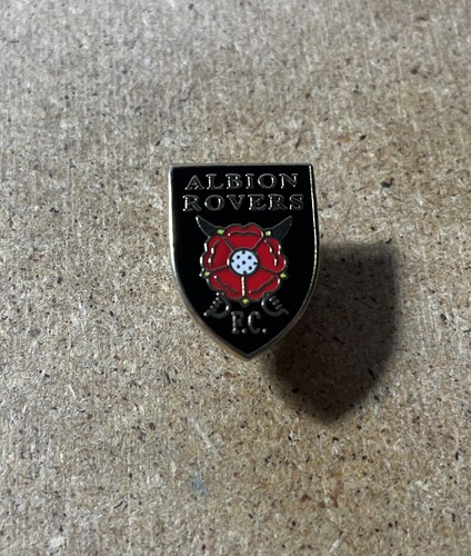 Albion rovers rare enamel - rovers,