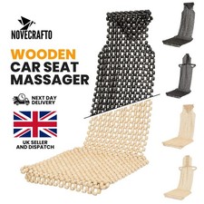 Wooden beaded car seat cover - wooden,