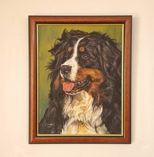 Vintage oil painting burmese - oil,
