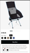 Helinox Savanna Lightweight & Compact Camping Chair.