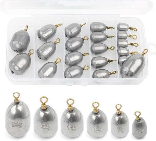 20pcs fishing weights sinkers - 20pcs,